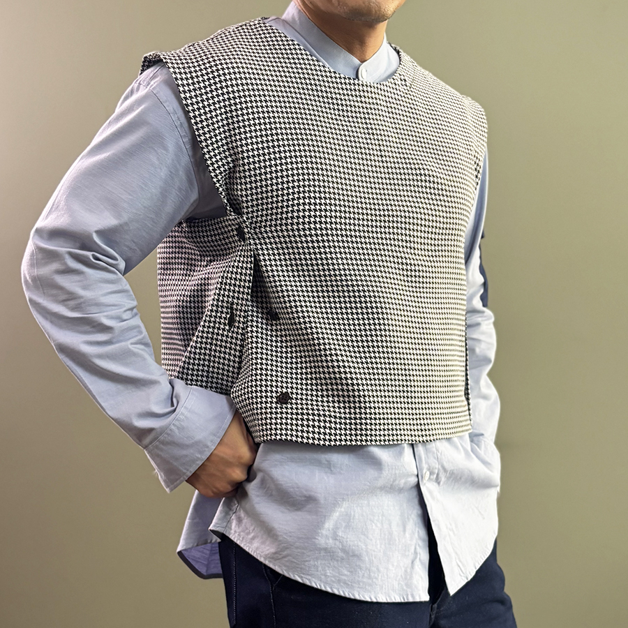 Kurota vest (houndstooth)