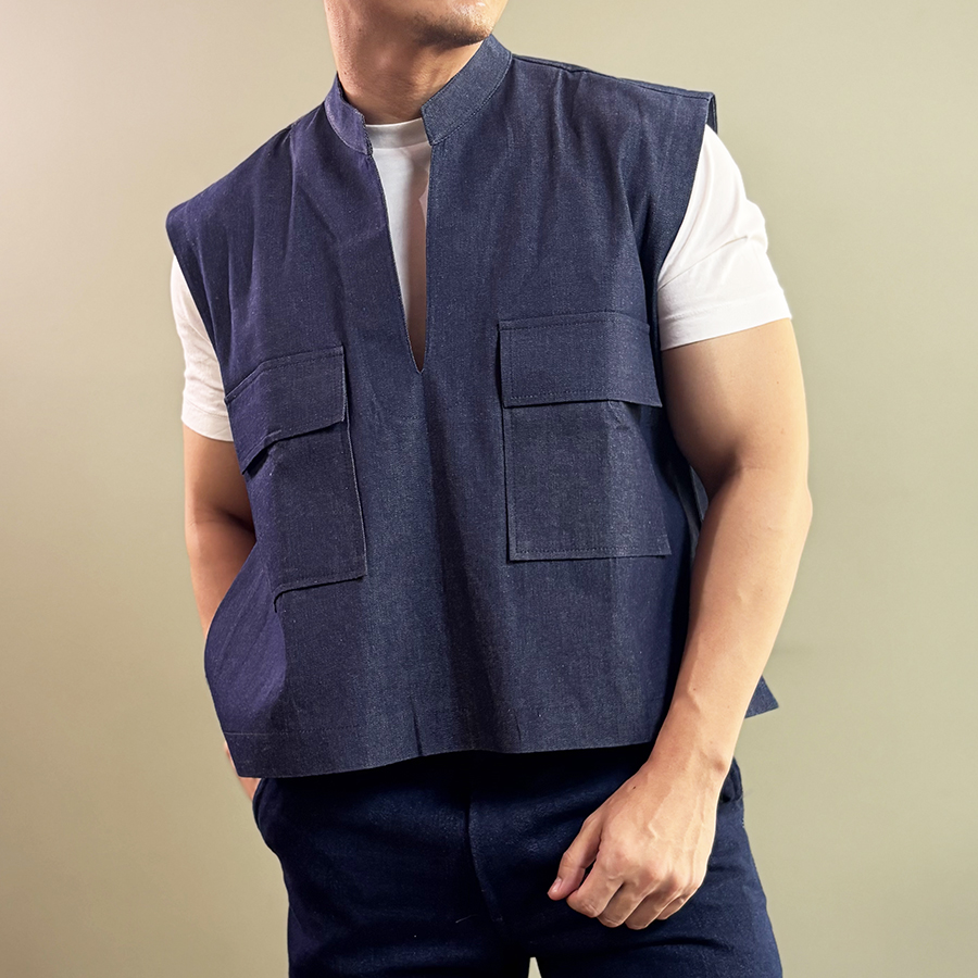 Genro denim vest