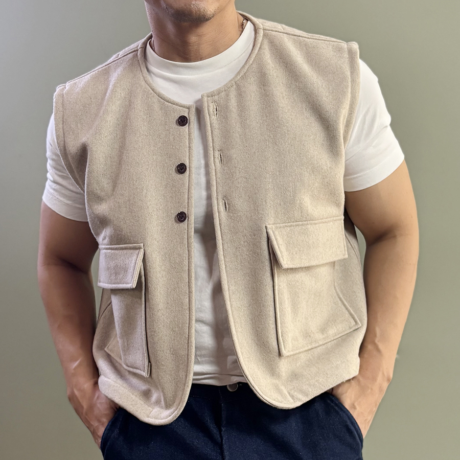 Narel wool vest